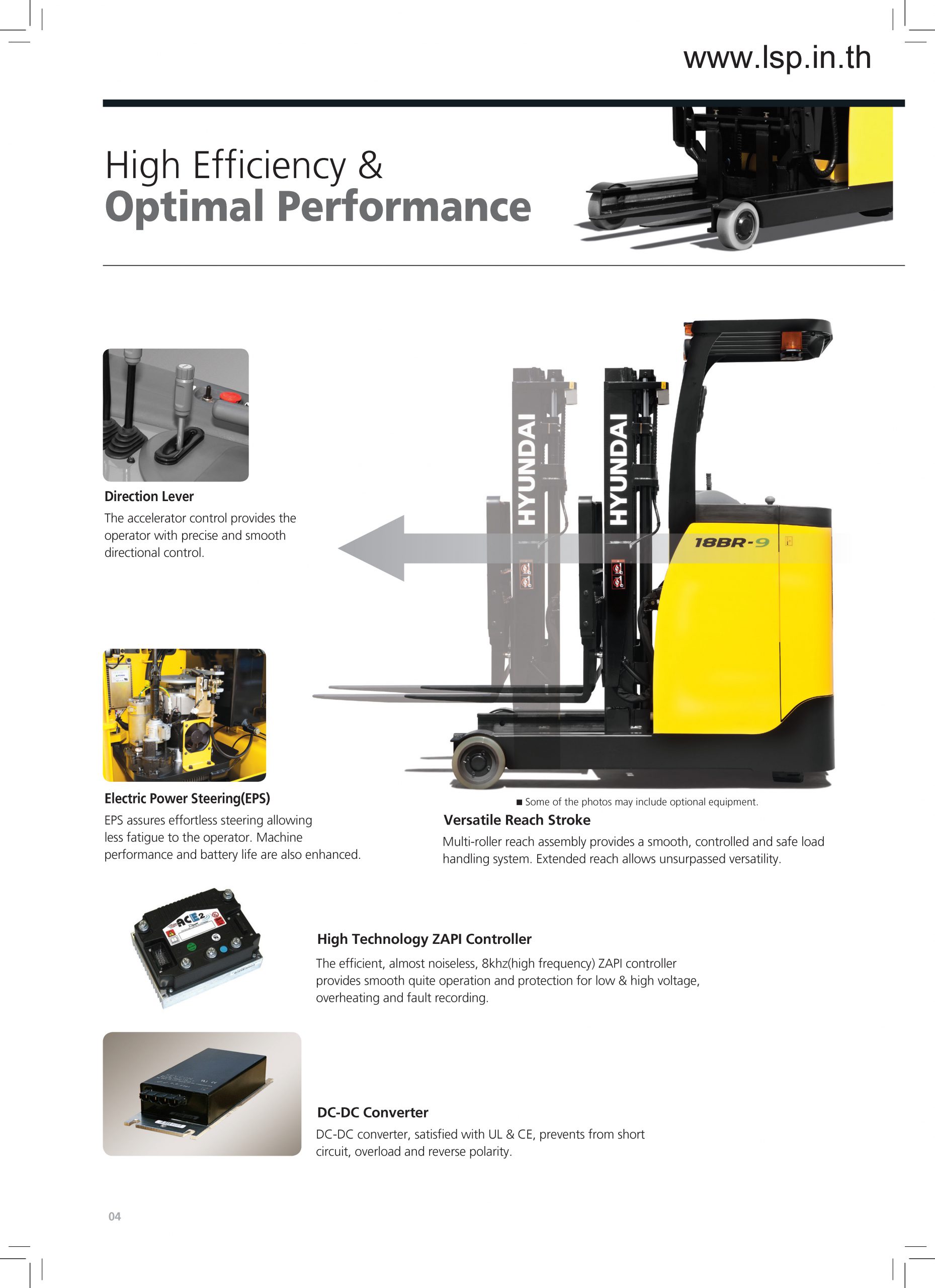 Hyundai reach truck